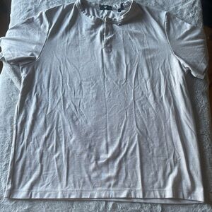 Theory Men's Classic gray Henley tee size xxl